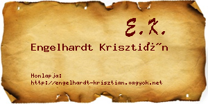 Engelhardt Krisztián névjegykártya